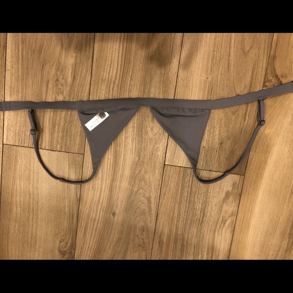 Ark Swimwear Grey Bralette Bikini Top - Medium - Picture 7 of 8